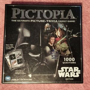 Star Wars Pictopia Trivia Game - Black